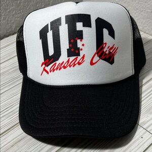 UFC Kansas City Trucker Hat mesh‎ SnapBack one size black white